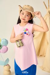 LE84 - Áo suông cotton vạt chéo