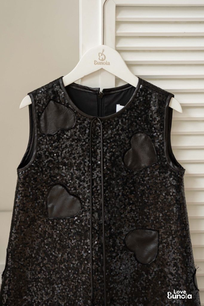 LE21 - Váy Sequin sát nách cho bé gái