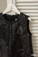 LE21 - Váy Sequin sát nách cho bé gái