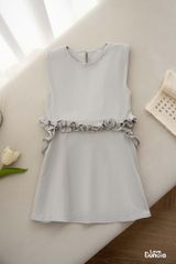 LE36 - Váy liền cotton cutout cho bé gái