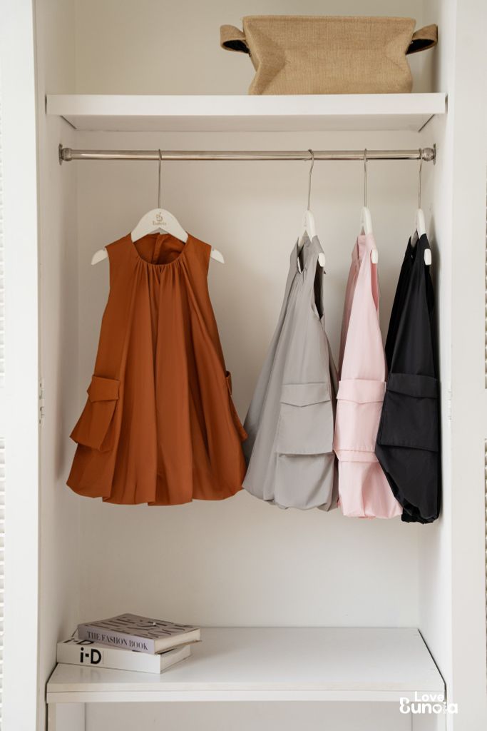 LE27 - Váy bí túi hộp cho bé gái - Love Eunoia