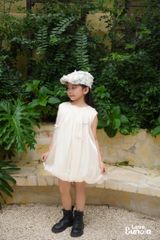 LE 38 - Váy bí đính nơ cho bé gái