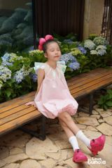 LE39 - Váy bí cổ bèo cho bé gái