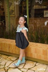 LE39 - Váy bí cổ bèo cho bé gái