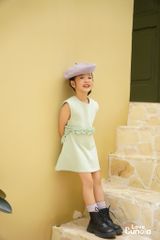 LE36 - Váy liền cotton cutout cho bé gái
