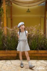 LE36 - Váy liền cotton cutout cho bé gái