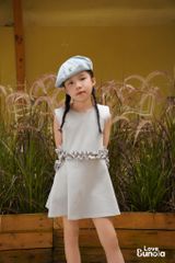 LE36 - Váy liền cotton cutout cho bé gái