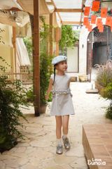 LE36 - Váy liền cotton cutout cho bé gái
