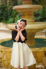 LE37 - Váy dài nhều múi cho bé gái