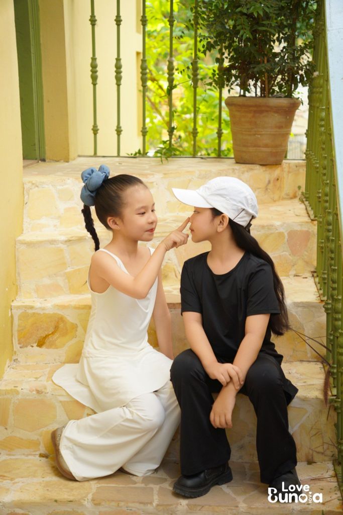 LE33 - Quần váy ống loe dài cho bé gái