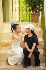 LE33 - Quần váy ống loe dài cho bé gái