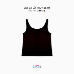 LE40 - Áo ba lỗ thun cho bé gái