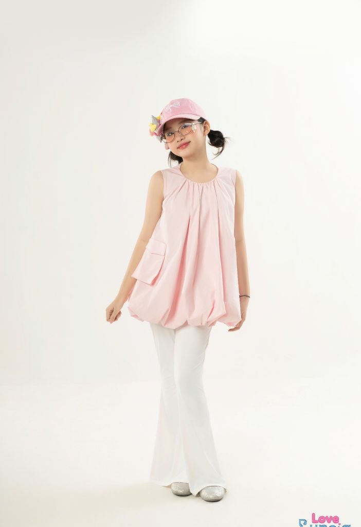 LE27 - Váy bí túi hộp cho bé gái - Love Eunoia