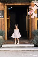LE56 - Váy Thun Xếp Nhún Trễ Vai