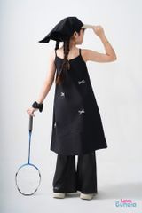 LE04 - Váy hai dây bé gái gắn nơ nhỏ xinh xắn
