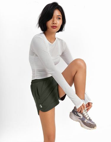 LYB RUNNING SHORTS MIX NET – GREY