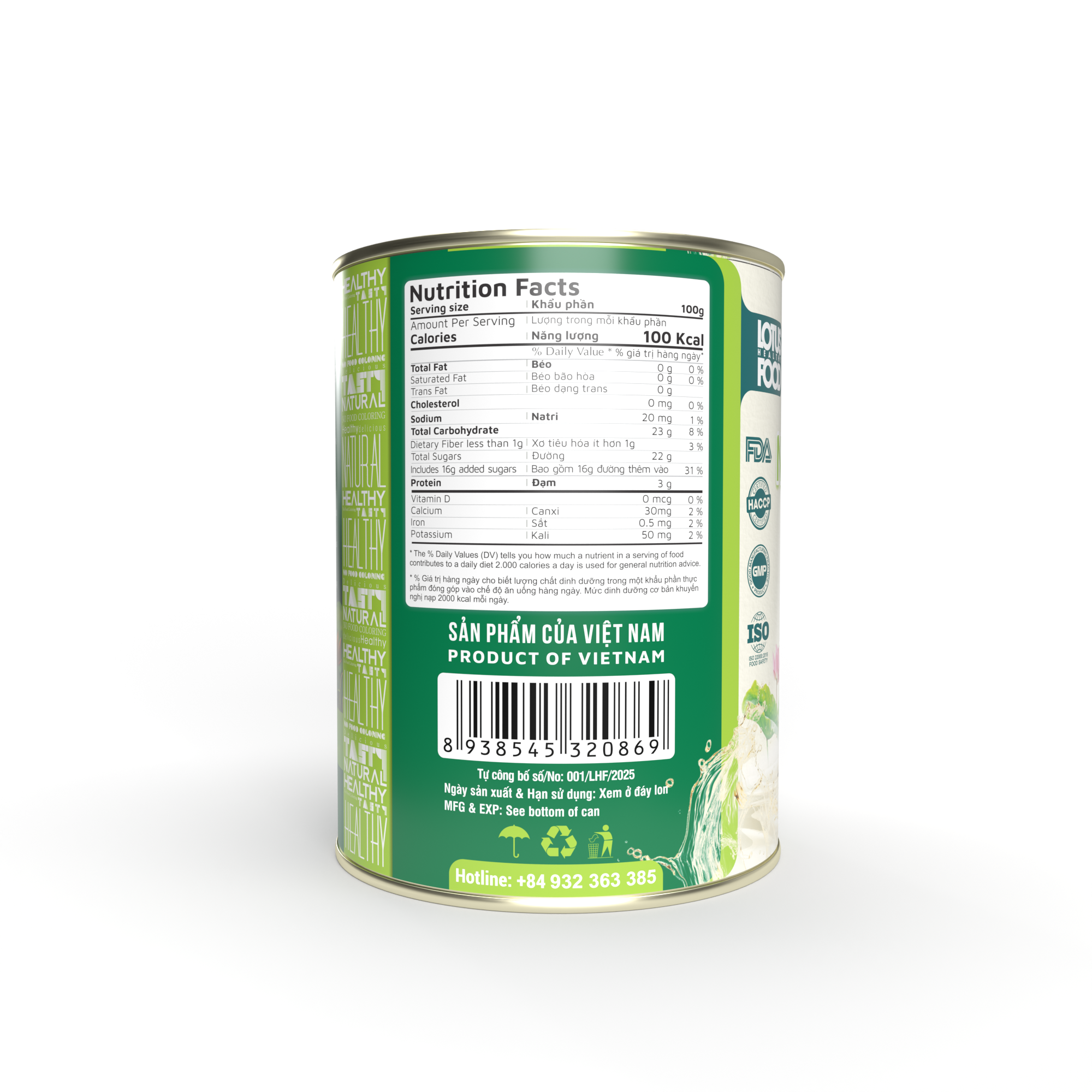 HẠT SEN NƯỚC ĐƯỜNG - Mô tả chi tiết