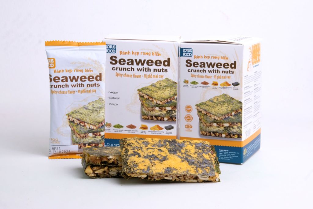 BÁNH KẸP RONG BIỂN VỊ PHÔ MAI CAY