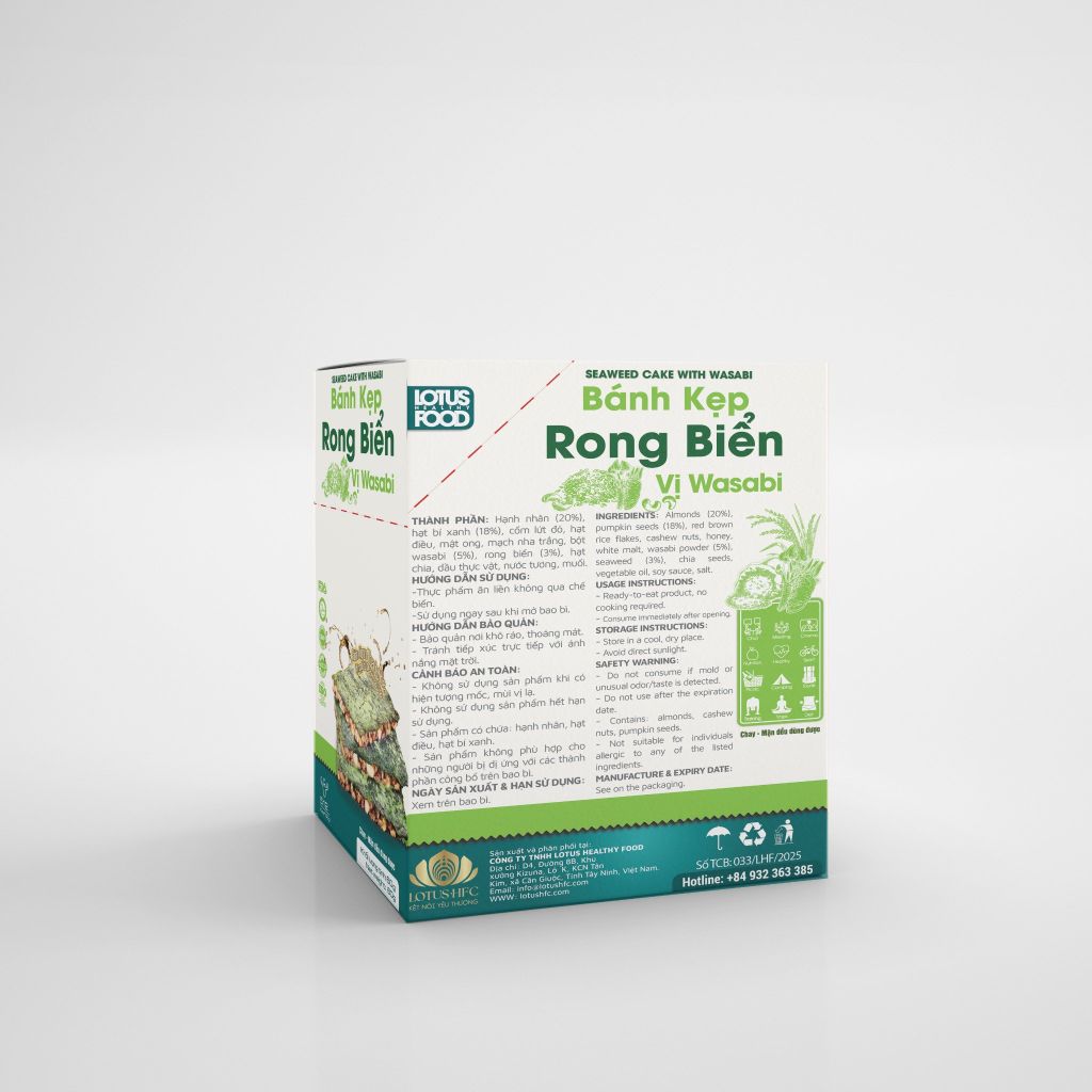 BÁNH KẸP RONG BIỂN VỊ WASABI