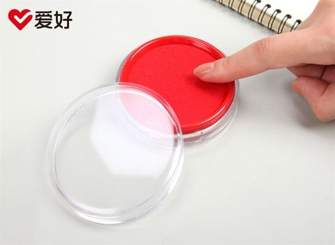  Hộp dấu tròn AIHAO 2103 đỏ (288) 