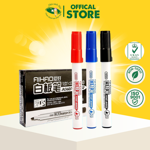  Bút dạ bảng có thể xóa Aihao 74500 Chính Hãng - Có Tại Hiệu Sách Mai 