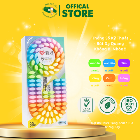  Bút nhớ dòng chống nhòe AIHAO HM5272 Chính Hãng - Có Tại Hiệu Sách Mai 