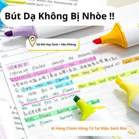  Bút nhớ dòng chống nhòe AIHAO HM5272 Chính Hãng - Có Tại Hiệu Sách Mai 