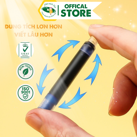  Bộ 20 ống mực AIHAO INK021 Chính Hãng - Có Tại Hiệu Sách Mai 