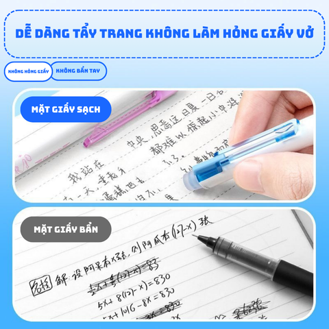  Bút gel tẩy được AIHAO ngòi 0.5mm GP2965 (89/712) 