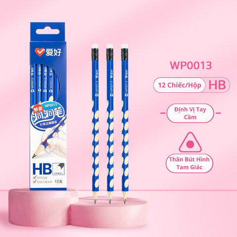  Bút chì 2B/HB Aihao WP0011, WP0012, WP0013, WP0014 Chính Hãng - Có Tại Hiệu Sách Mai 