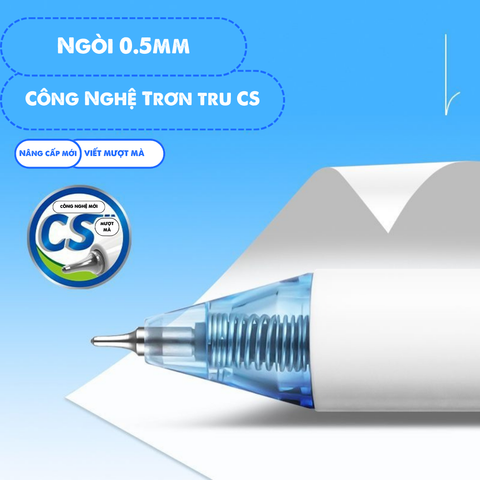  Bút gel tẩy được AIHAO ngòi 0.5mm GP2965 (89/712) 