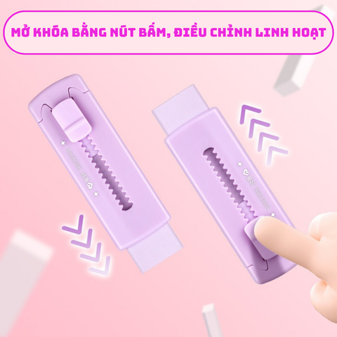  Tẩy hình dao rọc giấy AIHAO RB0200A Chính Hãng - Có Tại Hiệu Sách Mai 
