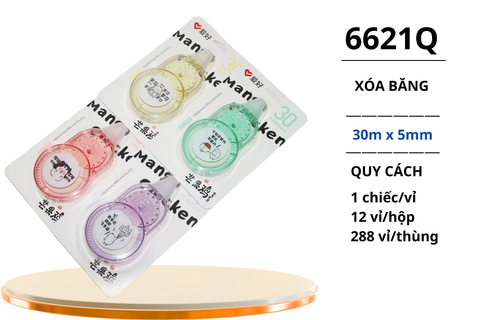 Xoá băng Aihao 30m*5mm 6621Q (12/288) 