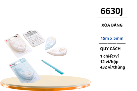  Xoá băng AIHAO 5mmx15m 6630J (12/432) 