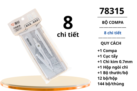  Bộ dụng cụ 8 chi tiết AIHAO 78315 (12/144) 