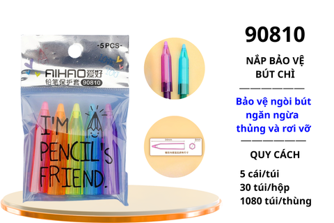  Đầu bảo vệ bút Aihao 90810 (Vỉ 5 cái ) (6/216) 