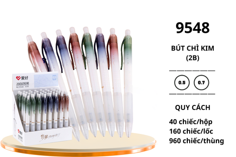  Bút chì kim Aihao 2B 9548 (40/160/960) 