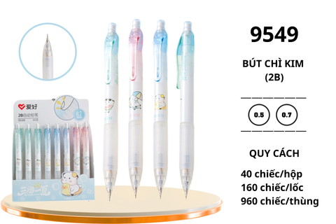  Bút chì kim hình thú ngộ nghĩnh 2B AIHAO ngòi 0.7mm 9549 (40/160/960) 