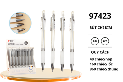  Bút chì kim có đầu tẩy AIHAO ngòi 0.7mm 97423 (40/160/960) 