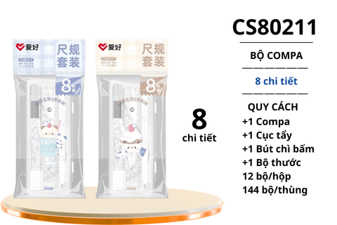  Bộ Compa Aihao 8 chi tiết hình cute CS80211 (12/144) 