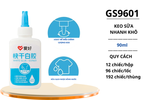  Keo sữa Aihao 90ml GS9601 (12/96/192) 