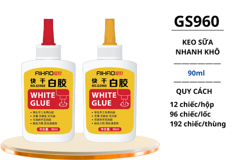  Keo sữa Aihao 90ml GS960 (12/96/192) 