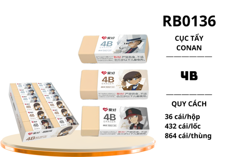  Tẩy trắng 4B Aihao hình Conan RB0136 (36/432/864) 
