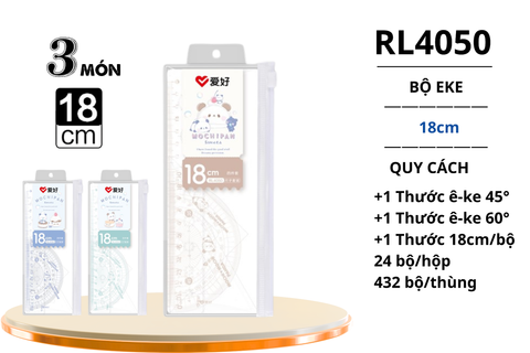  Bộ Eke Aihao 18cm RL4050 (24/432) 