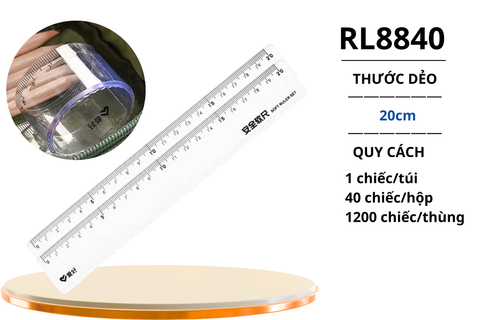  Thước dẻo Aihao 20cm RL8840 