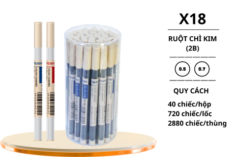  Ngòi chì kim Aihao 0.7mm X18 (40/720/2880) 