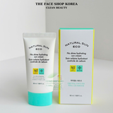  Kem chống nắng dưỡng ẩm cho da dầu hỗn hợp The Face Shop Natural Sun Eco No Shine Hydrating Sun Cream SPF50+PA+++ 50ml 