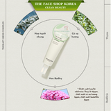  Kem chống nắng thuần chay chống lão hóa The Face Shop Clean Beauty The Therapy Vegan Moisturizing Sun Serum SPF50+PA++++ 50ml 