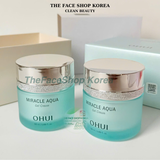 Bộ kem dưỡng cấp nước dưỡng ẩm da sáng toàn diện OHUI Miracle Aqua Gel Cream 50ml + 50ml 