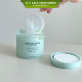  Nước hoa hồng se khít lỗ chân lông The Face Shop dạng miếng bông Clean Beauty Tea Tree Pore Toner Pads 150ml 